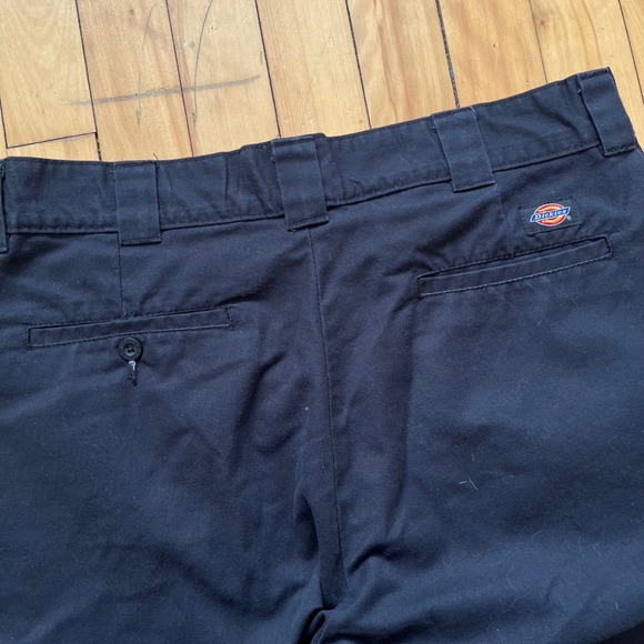 Dickies Flex Mens 36x32 Regular Straight Cargo Pants Navy Blue Workwear Utility - Picture 7 of 9